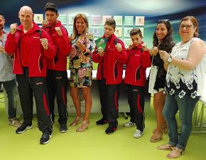 Cidadáns felicita a los deportistas pontevedreses que representaron a España en el Campeonato Mundial de Kickboxing 