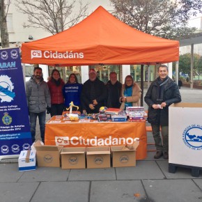 Ciudadanos (C’s) recoge más de 600 kilos de alimentos en colaboración con el Banco de Alimentos 