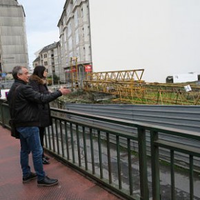 Ciudadanos propón retranquear a futura edificación para permitir a conexión de San Roque con Montero Ríos deixando libre a Ronda da Muralla