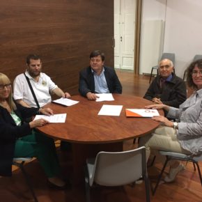 Ciudadanos (C's) se reune con las AAVV del Centro para presentar sus alegaciones a la ORE