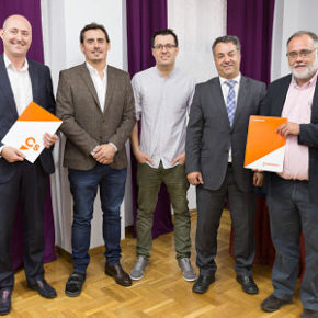 Presentada la nueva junta directiva de Ciudadanos (Cs) Ourense con Alberto Rodríguez como nuevo coordinador